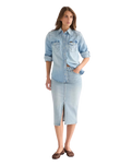 Pencil Skirt in Sagebrush