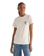 Sign Off T-Shirt in Worn White