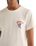Sign Off T-Shirt in Worn White
