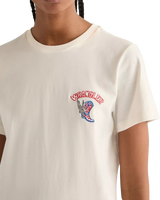 Sign Off T-Shirt in Worn White