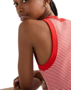 Ringer Vest in Flame Scarlet