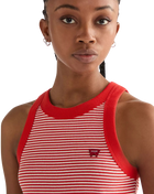 Ringer Vest in Flame Scarlet