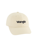 The Wrangler Mens Logo Cap in Ecru