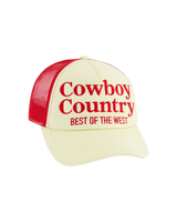 The Wrangler Womens Soft Trucker Cap in Beige