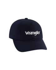 The Wrangler Mens Logo Cap in Navy