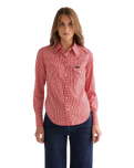 Western Shirt in Flame Scarlet
