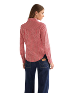 Western Shirt in Flame Scarlet