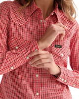 Western Shirt in Flame Scarlet