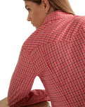 Western Shirt in Flame Scarlet
