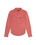The Wrangler Womens Western Shirt in Flame Scarlet