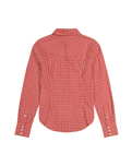 The Wrangler Womens Western Shirt in Flame Scarlet