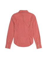 The Wrangler Womens Western Shirt in Flame Scarlet