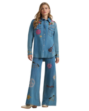 Lainey Wilson Shirt in Denim