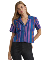 Lainey Wilson Jacquard Shirt in Blue Violet