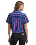 Lainey Wilson Jacquard Shirt in Blue Violet