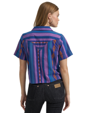 Lainey Wilson Jacquard Shirt in Blue Violet