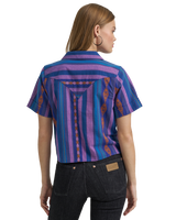 Lainey Wilson Jacquard Shirt in Blue Violet