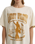 Lainey Wilson Buzzards T-Shirt in Cream