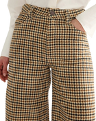 Canyon Houndstooth Trousers in Bison