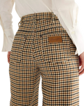 Canyon Houndstooth Trousers in Bison