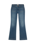 Flare Rustic Jeans in Retro