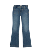 Flare Rustic Jeans in Retro