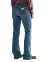 Flare Rustic Jeans in Retro