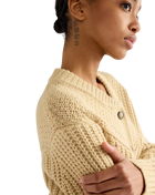 Western Cardigan in Pebble