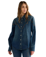 Western Yoke Shirt in Saloon Shadow