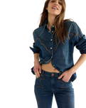 Western Yoke Shirt in Saloon Shadow