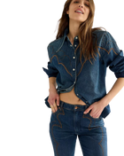 Western Yoke Shirt in Saloon Shadow