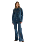 Western Yoke Shirt in Saloon Shadow