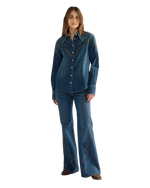 Western Yoke Shirt in Saloon Shadow