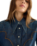 Western Yoke Shirt in Saloon Shadow
