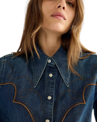 Western Yoke Shirt in Saloon Shadow