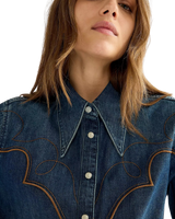 Western Yoke Shirt in Saloon Shadow