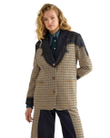 The Wrangler Womens Houndstooth Blazer in Rinse