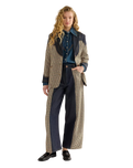 The Wrangler Womens Houndstooth Blazer in Rinse