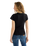 The Wrangler Womens Shrunken Band T-Shirt in Black Beauty