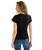 The Wrangler Womens Shrunken Band T-Shirt in Black Beauty