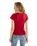 The Wrangler Womens Shrunken Band T-Shirt in Chili Pepper