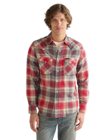 The Wrangler Mens Western Shirt in Chili Pepper