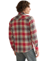 The Wrangler Mens Western Shirt in Chili Pepper