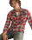 The Wrangler Mens Western Shirt in Chili Pepper
