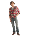 The Wrangler Mens Western Shirt in Chili Pepper