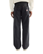 The Wrangler Mens Relaxed Carpenter Double Knee Trousers in Jet Black