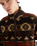 Sherpa Fleece Jacket in Aztec Chocolate Torte