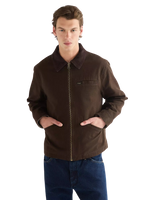 The Wrangler Mens Utility Jacket in Chocolate Torte