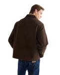 The Wrangler Mens Utility Jacket in Chocolate Torte