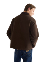 The Wrangler Mens Utility Jacket in Chocolate Torte